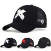 Summer Men Mesh Baseball Cap Outdoor Sport X Letter Snapback Hat for Women Unisex Breathable Caps Hip Hop Trucker Hats