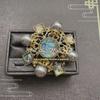 Exquisite Vintage Hollow Snowflake Brooch: Retro-Inspired Luxury Jewelry