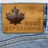 Dsquared2 S74LB0906 21Нержавеющая сталь Синие Узкие Джинсовые Брюки Деним Низ 46 синийПоношенный