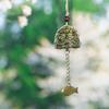 Музыка ветра Винтажная Резьба Сплав Цинка Садовое Украшение Колокольчики для Двора