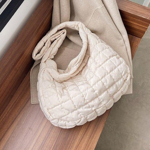 Черная стеганая сумка в стиле ретро большой вместимости, женская сумка 2021, новый стиль, модная универсальная простая сумка на плечо, сумка-тоут MIT