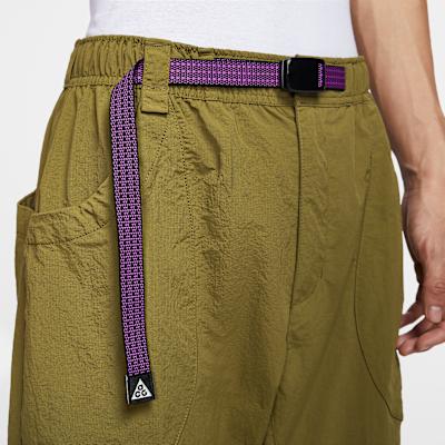 Nike ACG Повседневные брюки мужские зеленые желтые умеренные прочие