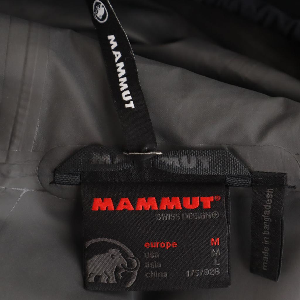 Mammut Long Sleeve Mountain Parka M Black GORE-TEX Men's Used