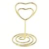 10-50pcs Mini Place Card Holder Table Number Holders Table Card Holders Wedding Heart Shaped Table Sign Picture Photo Holder