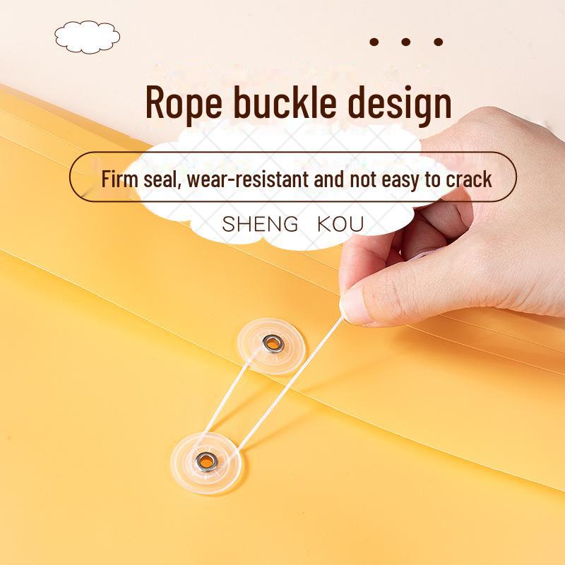 A4 Large Capacity File Bag - Colorful, Custom-made, Office PP Document and Policy Organizer.