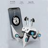 Bluetooth-наушники в стиле Mecha: Игровой кулон с низкой задержкой и высококачественным звуком