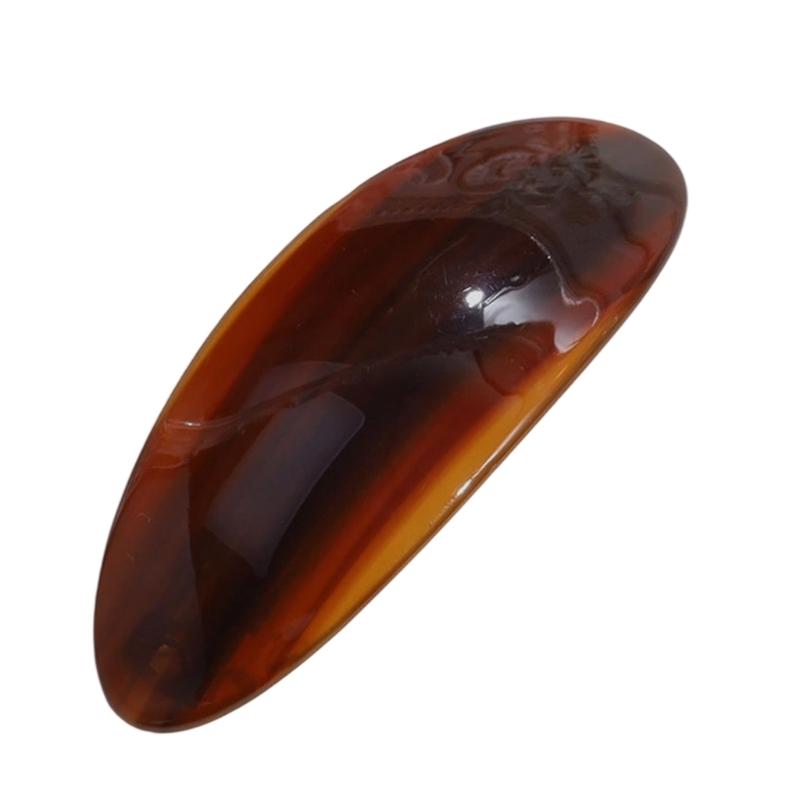 Элегантная овальная ацетатная заколка для волос для офисных женщин, надежная нескользящая заколка для причесок, для ежедневной носки, для разных типов волос