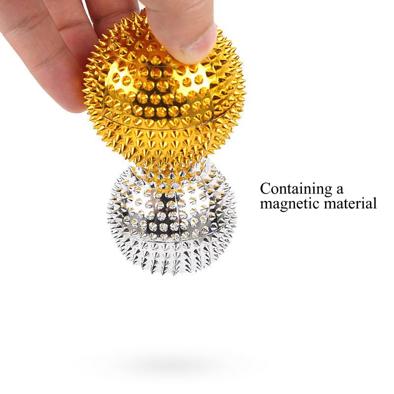 1 Pair Magnetic Hand Massage Balls – Acupressure Massage Tool for Palm, Reflexology, Stress Relief, Trigger Point Therapy
