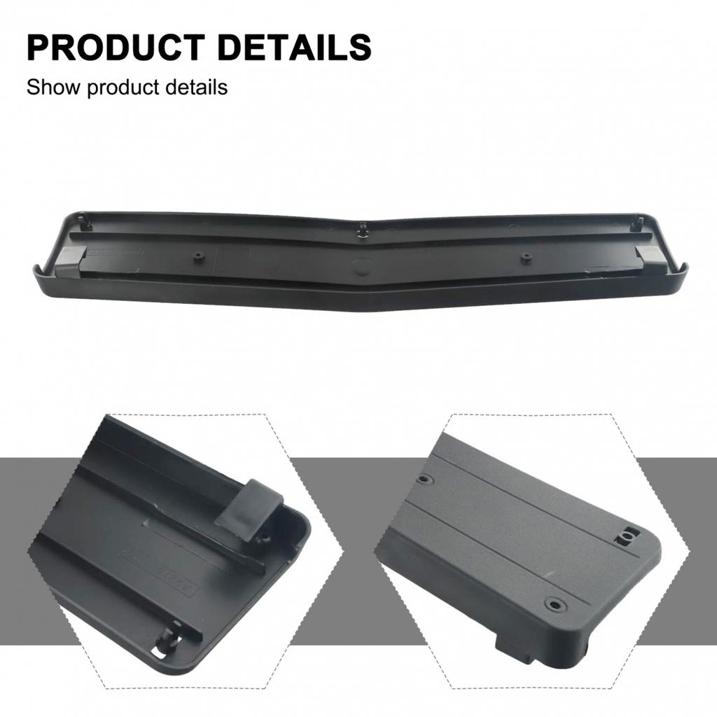 Bumper License Plate Black Bracket For Mercedes S-CLASS W221