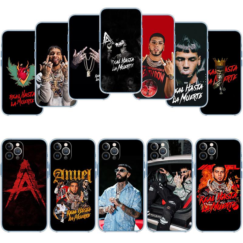 Anuel AA Transparent Phone Case for LG K22 K30 K40 K40S K41 K42 K50 K50S K51 K51S K52 K61 K62 K71 K92 Q61