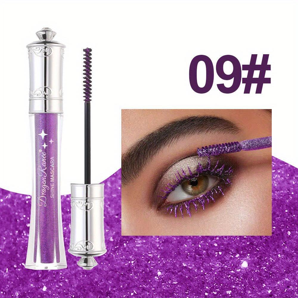Тушь для ресниц Glitter Flash с мерцающими бриллиантовыми блестками, водостойкая, не смазывающаяся, стойкая, увеличивающая объем, макияж для глаз