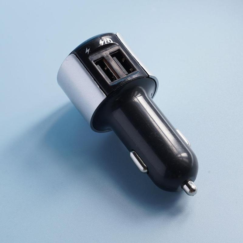 Беспроводной автомобильный FM-передатчик Bluetooth 5.0 MP3-плеер AUX-радиоадаптер с двумя USB-зарядными устройствами Bluetooth-гарнитуры