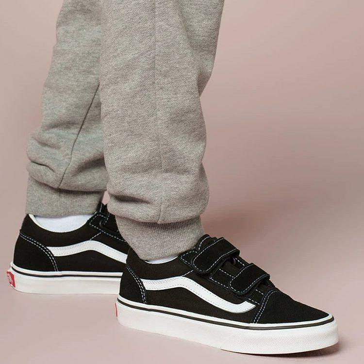 Vans Кеды Ward Low top Детские для скейтбординга Черно-белые Дети Возраст 3 7 Лет VN000VHE6BT