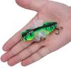 Жесткая приманка для рыбы Bionic Cicada Shape Fishing Bait с вращающимся пропеллером и тройным крючком