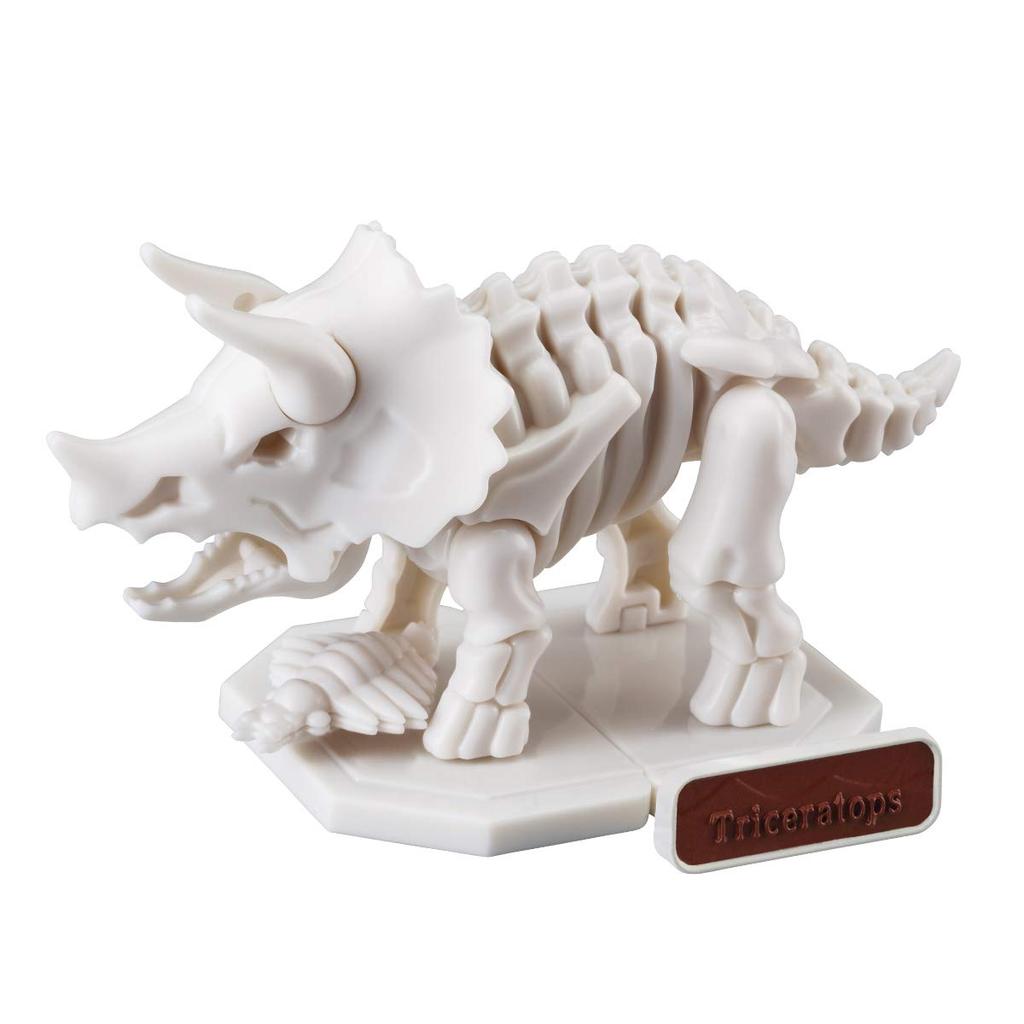 Bandai Charapaki Excavation Dinosaur Model Kit Triceratops Plastic