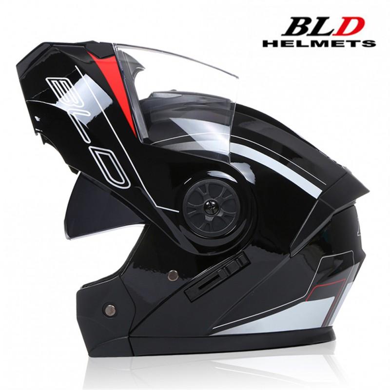 Modular Flip-Up Motorcycle Helmet With Dual Visors All-Season Riding Street Touring Commuting