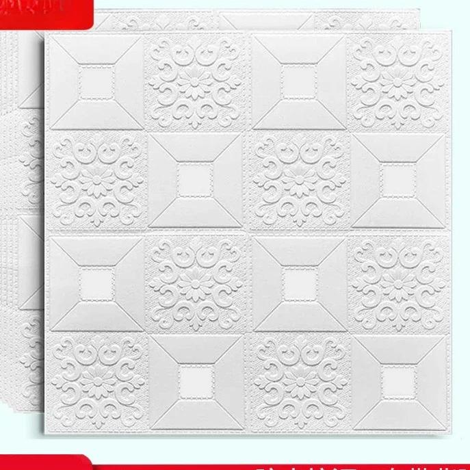 Европейский стиль Простые 3D Наклейки на стену Потолок ТВ Фон Декор Обои Аксессуары для ремонта дома Водонепроницаемый Декор