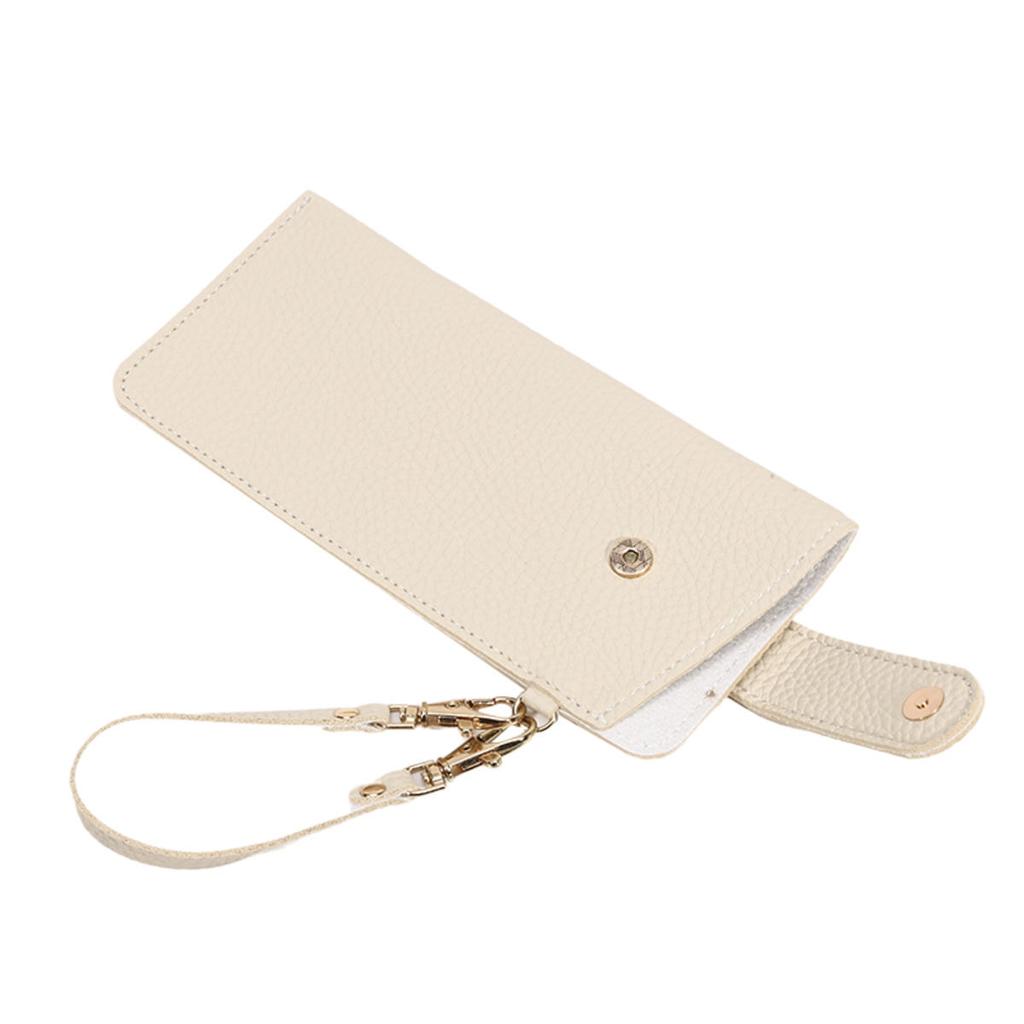 Hanging Glasses Case Soft Leather Sunglasses Storage Bag Portable Hangable Pocket Cases Slim Travel Pouch For Sunglasses Women