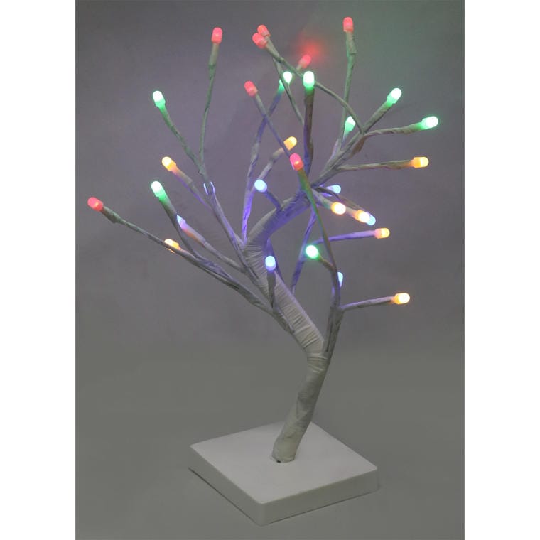 Artificial LED bonsai tree 45 cm multicolor