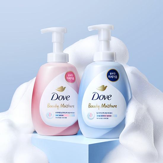 Dove Moisture Foaming Body Wash (2 types) (Deep Moisture/Brightening)