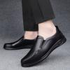 2024 New Men's Genuine Leather Casual Shoes All-match Wear-resistant Breathable Work Shoes Wedding Party Dress Shoes