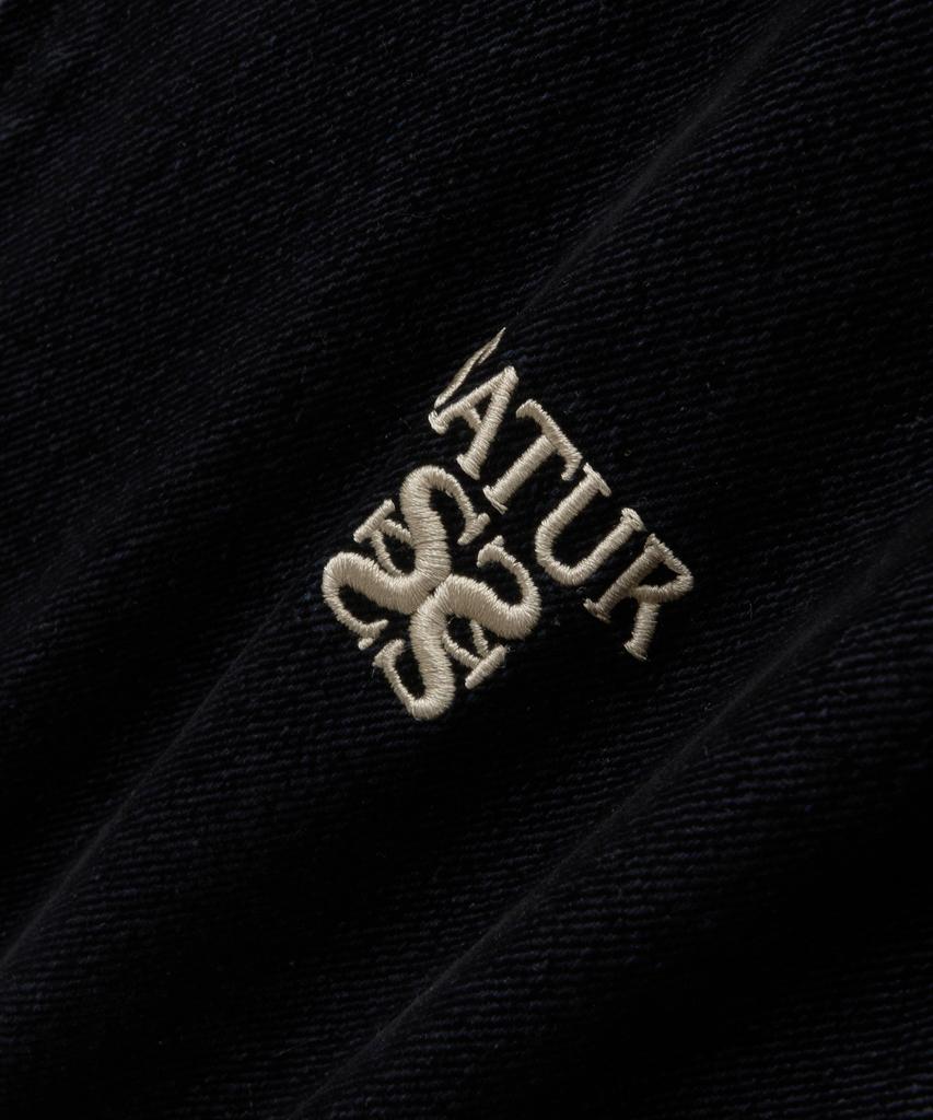 SATUR Theo Velvet Denim Jacket Indigo