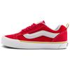 Knu Skool Comfortable Versatile Low-Top Skate Shoes Unisex Sneakers Red White VN000CS0JV6
