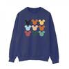 Womens/Ladies Mickey Mouse Heads Square Sweatshirt