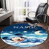 Customizable M-Mickey (2) Round Non-Slip Carpet - Ideal for Garden, Picnic, Office, Perfect for Decoration, Suitable For All Seasons