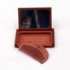 2 in 1 Wooden Comb Mirror Set Peachwood Makeup Mirror Portable Folding Mirror  Travel & Home Decor