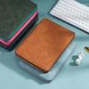 1pc Zipper Leather Business Notebook and Journal Shell Agenda Planner Stationery Organizer