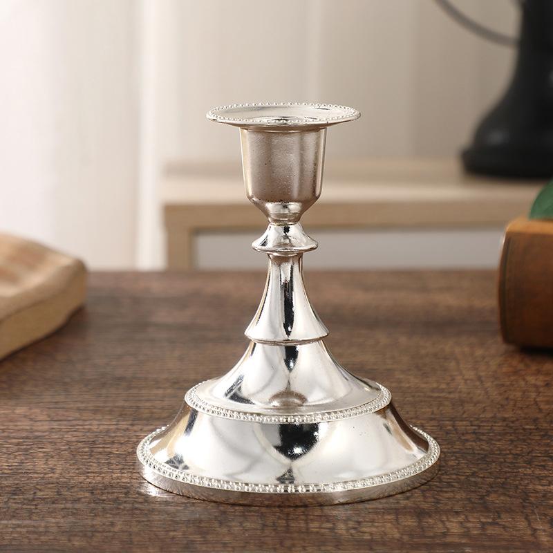 Железное искусство DIY Декоративные изделия ручной работы Подсвечник для гостиной Украшения для рабочего стола Атмосфера Уникальный металлический домашний декор для вечеринки