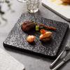 Керамическая тарелка с каменным рисунком Тарелка для стейка Сервировочная тарелка Тарелки для торта Десертная тарелка Блюдо для суши Ресторанная посуда для молекулярной кухни