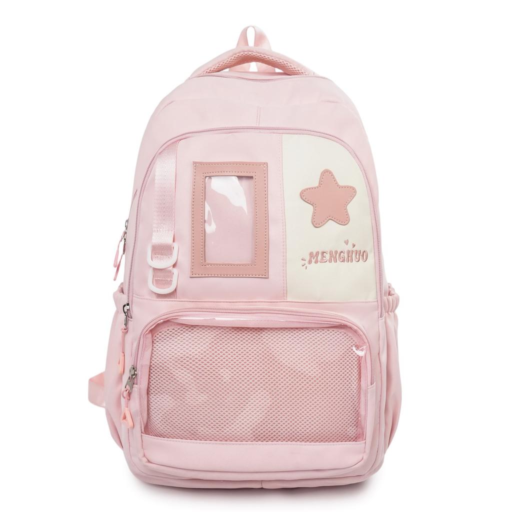 Schoolbag1011 new sweet primary school junior high school student backpack Korean version high value backpack large capacity schoolbag wholesale