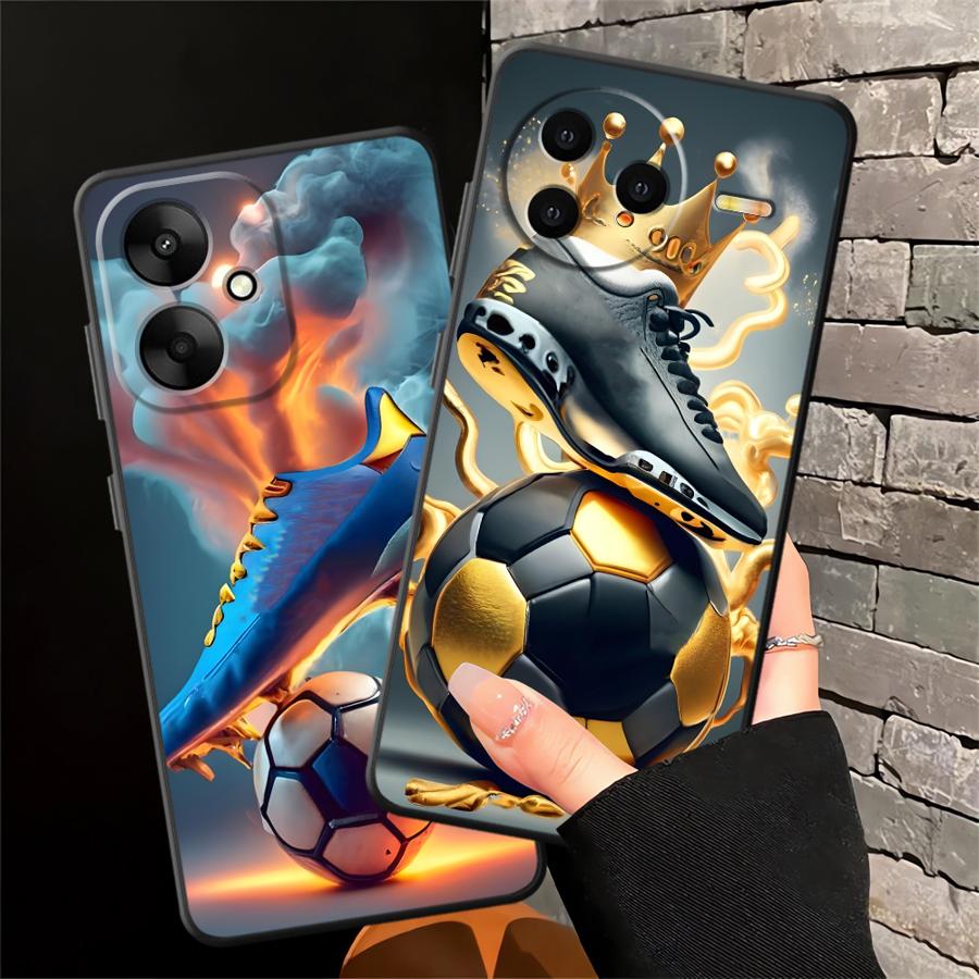 Чехол для телефона Funda для Xiaomi Mi 12X 12T Pro 11T 10T 14 13 Lite 12 11 Футбол Корона
