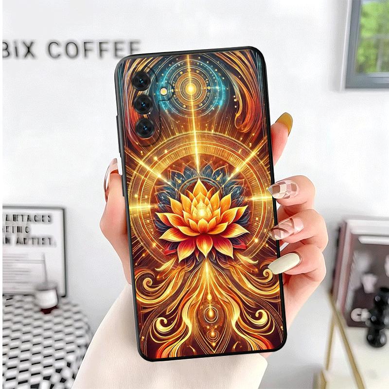 Mandala Chakra Insist Yoga Soft Phone Case for Samsung A17 A37 A57 A16 A26 A36 A56 A15 A25 A35 A55 A14 A24 A34 A54 A13 A23 A33 A