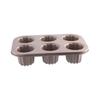 Pastry Non-Stick Carbon Steel Bakeware Cookware Canele Mold Cannele Mould Baking Tool Cake Pan