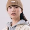 COVERNAT Wappen Point Middle Beanie Beige