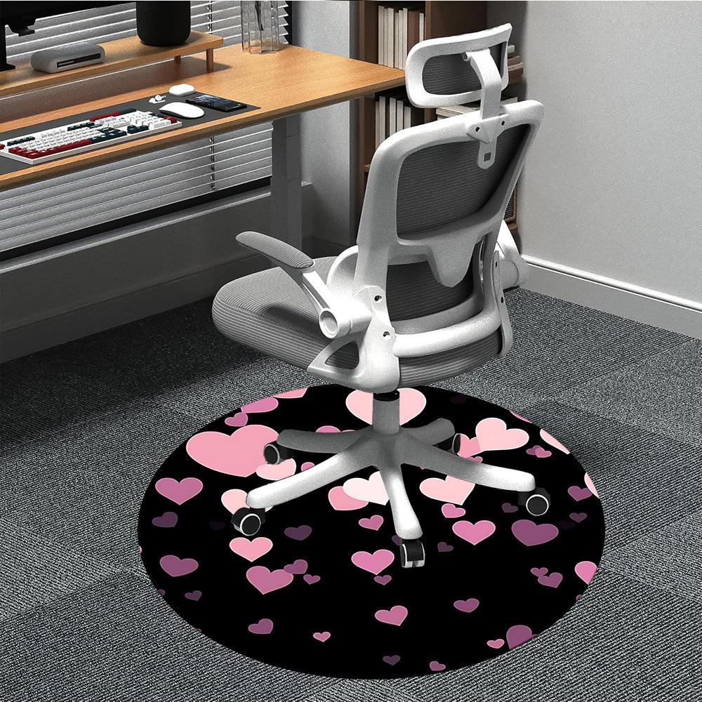 1pc Heart Love Carpet for Office, Non-slip, Soft and Durable Office Rug, Perfect for Office yy260128086