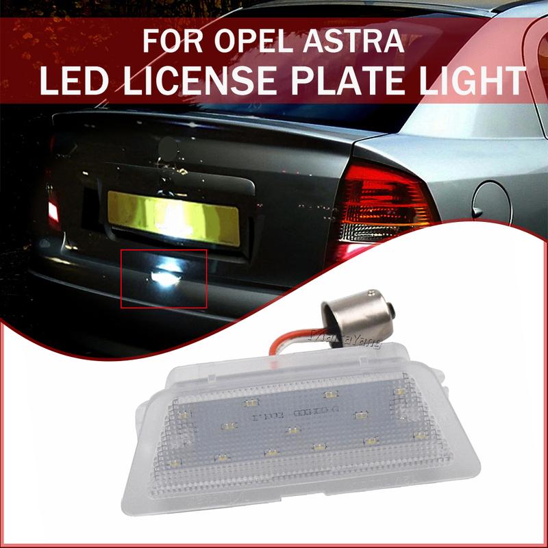 1 шт. Светодиодный задний фонарь подсветки номерного знака Для Vauxhall Astra G MK4 Для Opel Astra G 1998-2004 Фонарь Задние фонари Седан/Хэтчбек