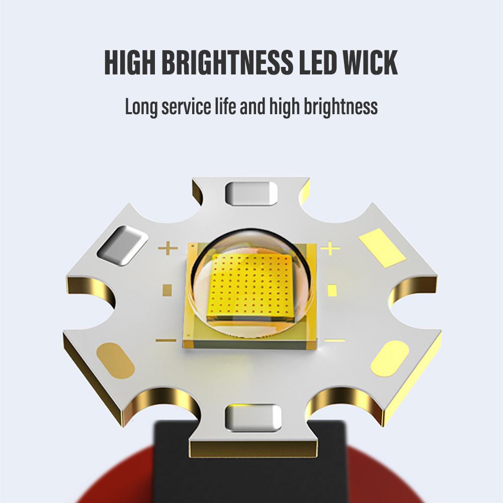 Сенсорная перезаряжаемая фара, светодиодный фонарик, супер яркий портативный налобный фонарик для кемпинга, рыбалки, несколько режимов освещения