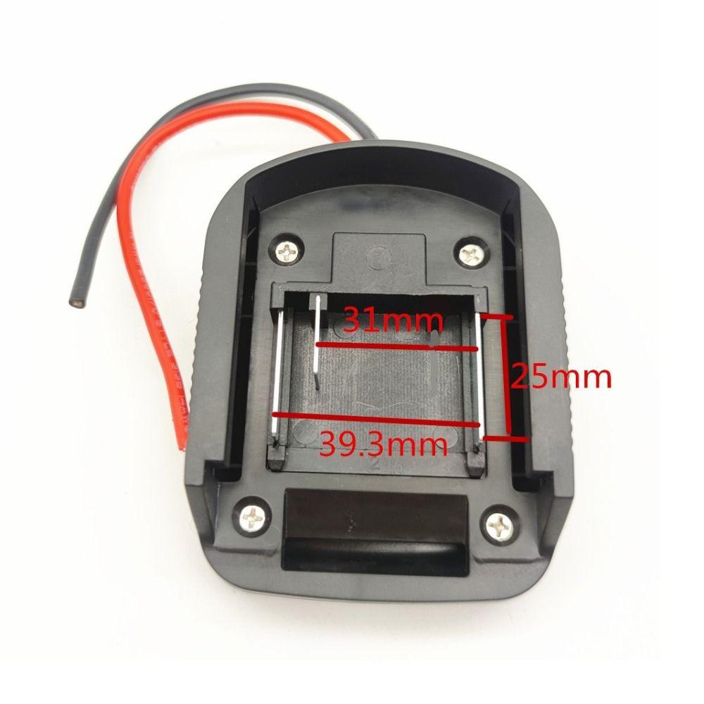 With Cable Battery Connector ABS Lithium Battery DIY Adapter for Makita Tool Accessories