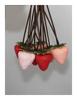 High-End Cute Strawberry Pendant: Fashionable 3D Bag Charm and Backpack Accessory for Couples