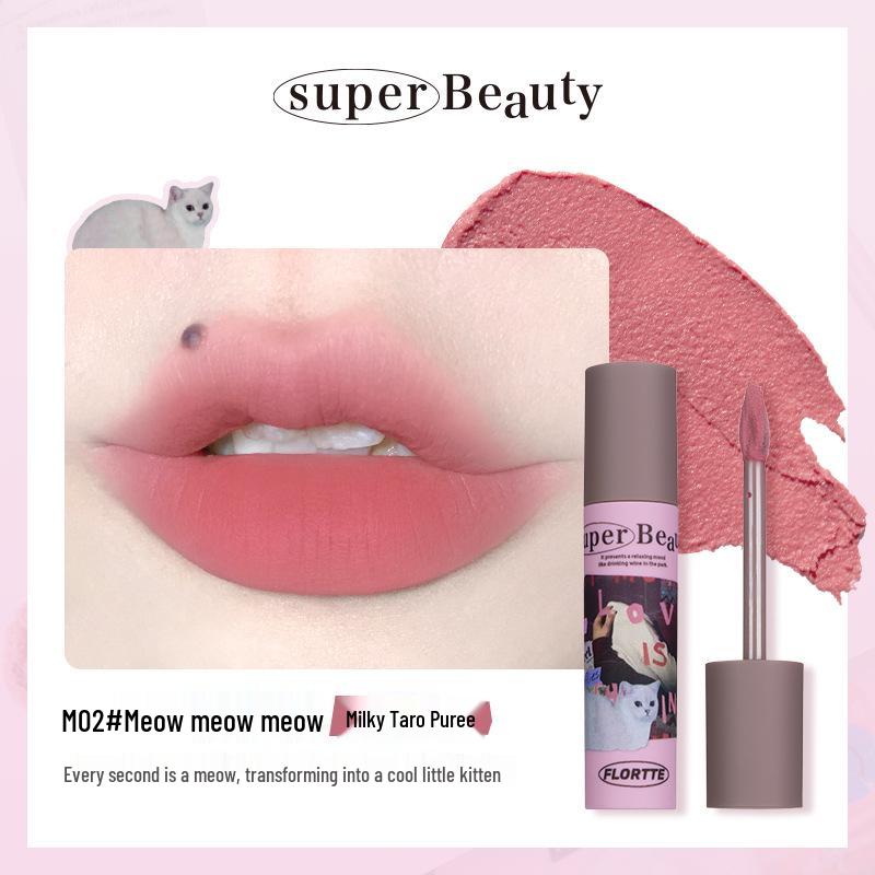 FLORTTE/Flower Knows Lilia Pudding Lip Cream: Matte, Transfer-Resistant Lip Glaze