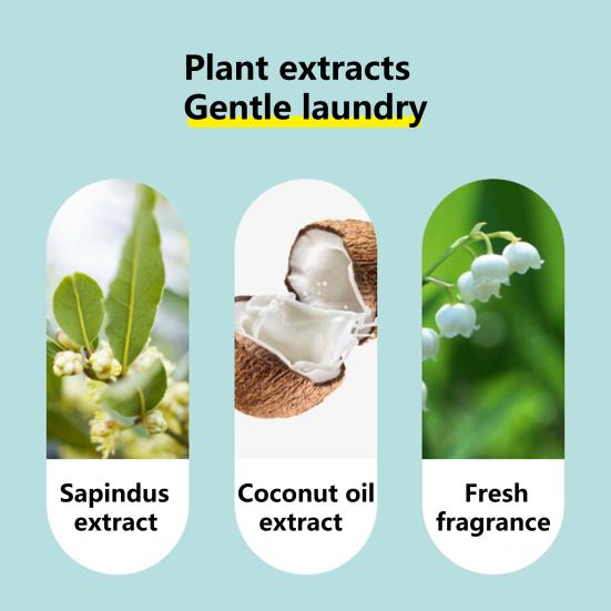 30Pcs Laundry Sheet Dissolves Easily Easy To Use Cream Eco-stripes Washing Detergent Paper Household Supplies