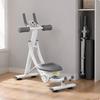 Foldable Ab Exercise Machine Ergonomic Design Quiet Rollers