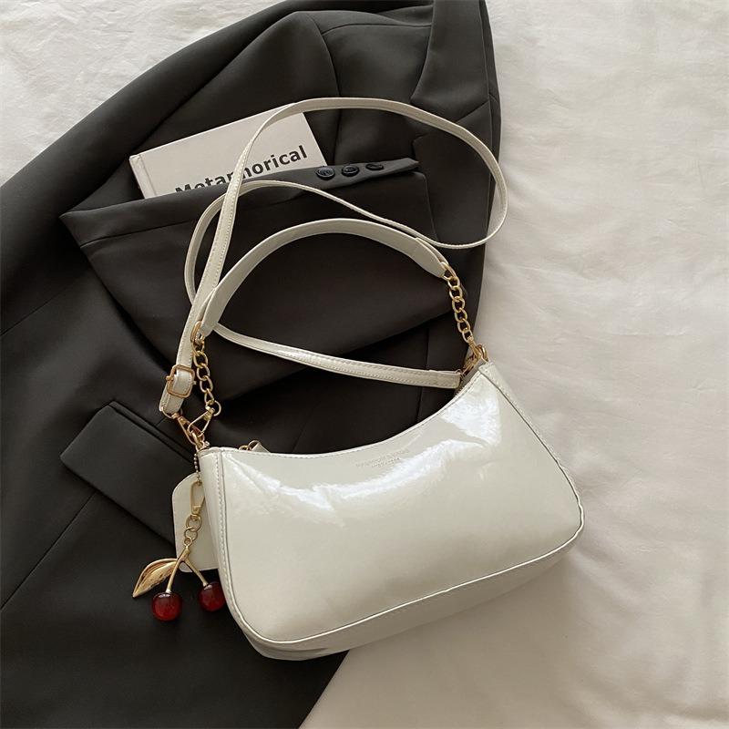 Однотонный популярный летний новый модный повседневный трендовый портфель через плечо для работы, портативная маленькая квадратная сумка подмышку