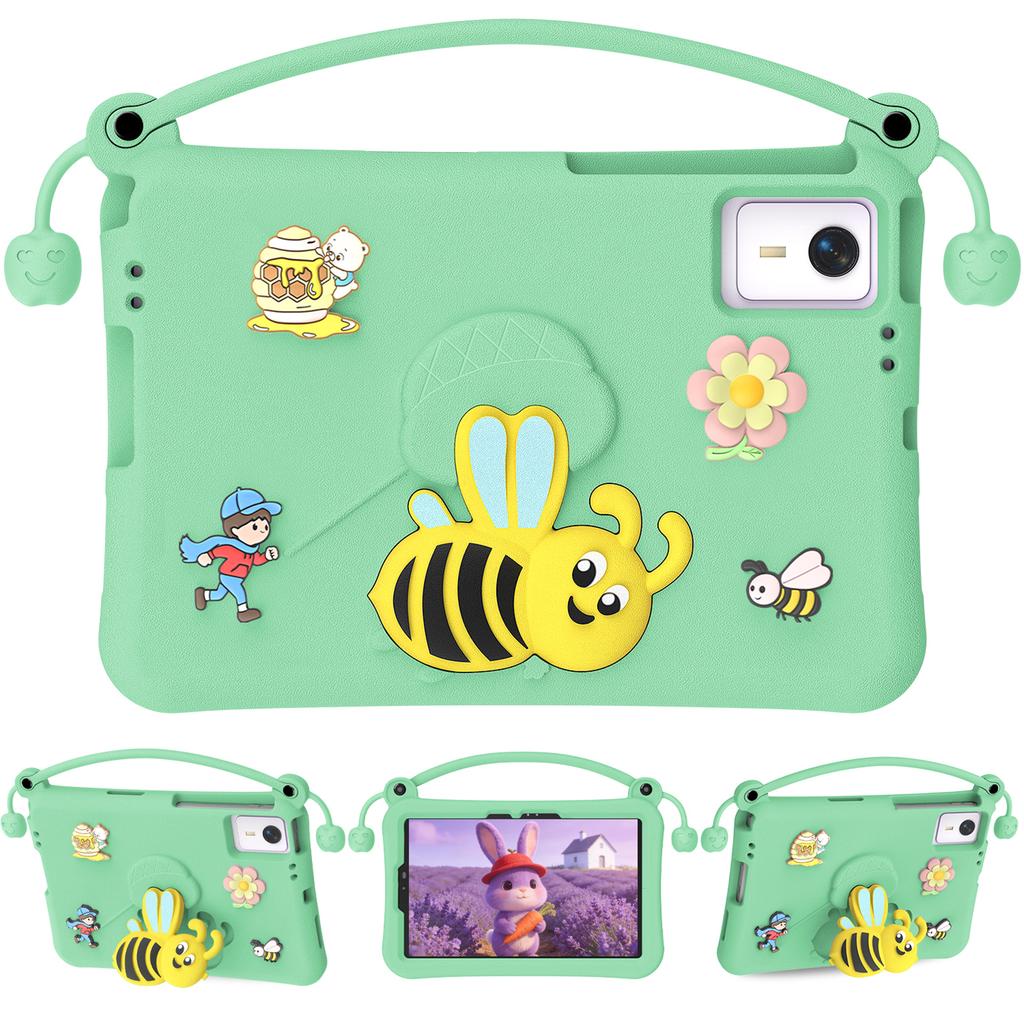 Shockproof Tablet Case with Stand and Handle, Washable EVA Foam Kids-Friendly Protective Cover Fits for , , , 11-inch