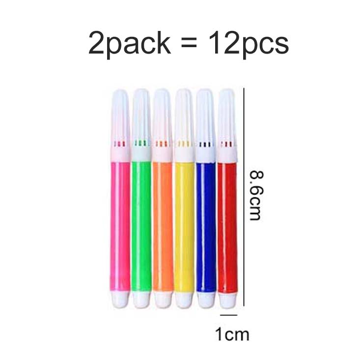 1~24 упаковки Мини-акварельные ручки 6 шт./упаковка Художественные принадлежности для рисования Офисные, культурные и образовательные принадлежности Школьные награды TMZ