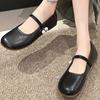 Shoes for Women Fashion Spring and Autumn Women's Flats Mary Jane Solid Color Round Toe Shallow Mouth Zapatillas De Mujer